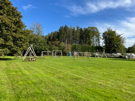 Picture of play area and football pitch
